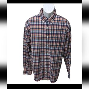 Jonnie-O Hangin Out Plaid Shirt Button Up Long Sleeve Mens XL